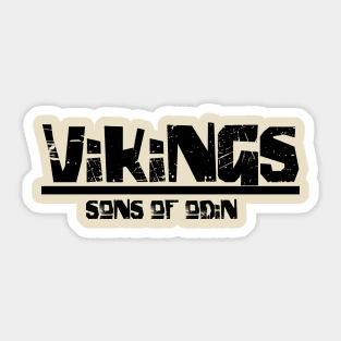 Vikings - sons of odin Sticker